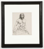 Lot 2163 - * PETER HOWSON OBE, SAMSON ink and gouache on...