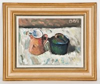 Lot 2164 - * JOHN BOYD RP RGI (SCOTTISH 1940 - 2001), JUG...