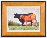 Lot 2242 - * MALCOLM COWARD, PUREBREDS oil on board,...