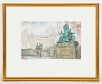 Lot 2276 - TIM RAFFERTY, KELVIN WAY watercolour on paper,...