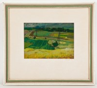 Lot 2294 - * PAM CARTER, ROLLING LANDSCAPE TO DISTANT...