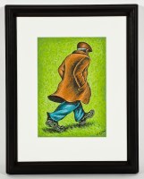 Lot 2323 - * GRAHAM MCKEAN, HEADING HOME pastel on paper,...