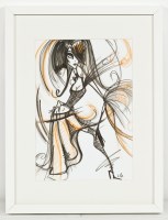 Lot 2347 - * LAETITIA GUILBAUD, KNEE HIGH watercolour pen...