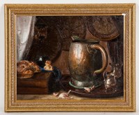 Lot 2369 - * EWAN MCCLURE, STILL LIFE WITH A COPPER JUG...