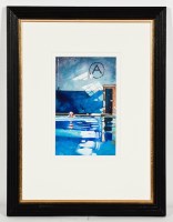 Lot 2411 - BRYAN EVANS, A FOR EFFORT watercolour on paper,...