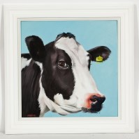 Lot 2415 - LYNNE JOHNSTONE, PRIMROSE oil on canvas board,...