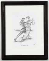 Lot 2462 - GRAHAM MCKEAN, LAST TANGO IN AYR graphite...