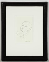 Lot 2467 - PETER HOWSON OBE, INNOCENCE pen on paper,...