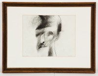 Lot 2477 - * RONALD RAE, COAL MINER charcoal on paper,...