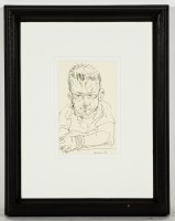 Lot 2498 - PETER HOWSON OBE, ONE TO ONE pen on paper,...