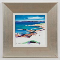 Lot 2155 - * PAT KRAMEK, PEACEFUL BEACH, IONA oil on...