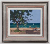 Lot 2162 - * JAMES ORR, A DAY AT THE COAST oil on board,...