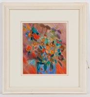 Lot 2163 - * IRENE LESLEY MAIN, RED FLOWERS IN ATHENS...