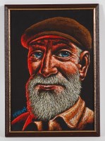 Lot 2205 - * GRAHAM MCKEAN, NEIL THE IRON DRILLER pastel...