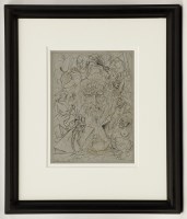 Lot 2218 - * PETER HOWSON OBE, REDEMPTION charcoal and...