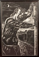 Lot 2224 - * PETER HOWSON OBE, THE LONELY HERO artist's...