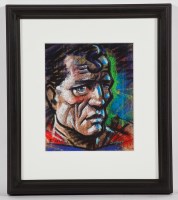 Lot 2232 - FRANK MCFADDEN, SUPER pastel on paper, signed...