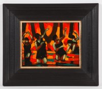 Lot 2241 - * JAMIE O'DEA, THE ART OF DANCE oil on board...