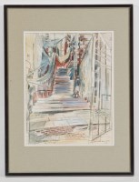 Lot 2272 - * RICHARD DEMARCO (SCOTTISH b.1930), STEPS,...