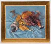 Lot 2281 - * T DAVIDSON, CAST ASIDE oil on canvas,...