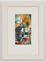 Lot 2296 - BRYAN EVANS, REFLECTIONS IN A YELLOW CLOSE...