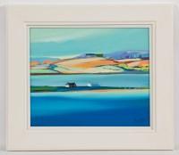 Lot 2298 - * PAM CARTER, PENNINSULA COTTAGES, BUTE oil on...