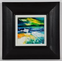 Lot 2315 - MARTIN OATES, SEACROFT ASSYNT oil on board,...