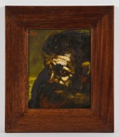 Lot 2335 - * DONALD MACLEOD, THE BLACKSMITH oil on canvas...