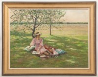 Lot 2366 - * DAVID GREEN ROI (BRITISH b.1935), A SUMMER...