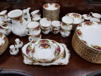 Lot 49 - ROYAL ALBERT 'OLD COUNTRY ROSES TEA AND DINNER...