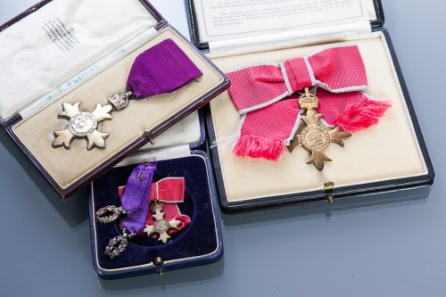 Lot 1103 - TWO OFFICER OF THE ORDER OF THE BRITISH EMPIRE...