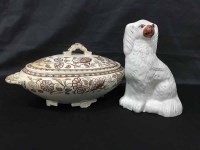 Lot 107 - GROUP OF CERAMICS AND GLASS including pair of...