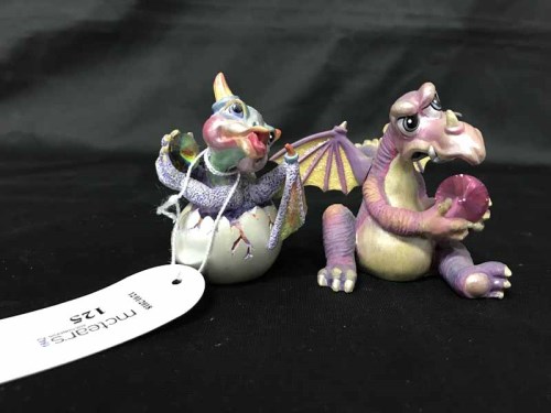 Lot 125 - LOT OF MODERN 'MOOD DRAGON' FIGURES (11)