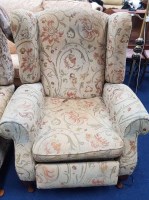 Lot 140 - TWO ELECTRIC RECLINER ARMCHAIRS