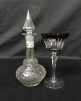 Lot 151 - LOT OF MIXED GLASS AND CRYSTAL