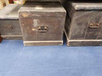 Lot 191 - THREE VICTORIAN BLANKET BOXES