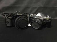 Lot 198 - CANON A-1 SLR CAMERA with Canon FD 50mm 1:1.8...