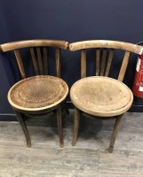 Lot 218 - TWO POLISH BENTWOOD CHAIRS