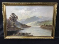 Lot 275 - FE JAMIESON pair of oil paintings of Loch Lomond