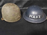 Lot 277 - TWO GAS MASKS, TIN HAT AND OTHER WARTIME...