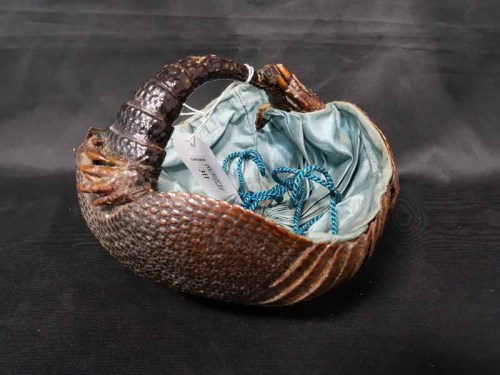 Lot 311 - ARMADILLO SHELL BASKET