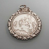 Lot 279 - LATE 19TH CENTURY SILVER CURLING INTEREST...