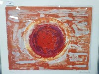 Lot 359 - CONTEMPORARY SCHOOL, ABSTRACT lithograph,...