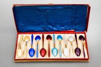 Lot 281 - SET OF TWELVE MID-20TH CENTURY NORWEGIAN...