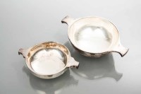Lot 286 - GEORGE V SILVER QUAICH maker William Neale &...