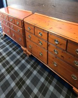 Lot 444 - TWO MODERN CHEST OF DRAWERS