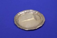 Lot 290 - EDWARDIAN SILVER CARD TRAY maker Atkin...