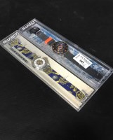 Lot 505 - LOT OF TEN SWATCH WATCHES including scuba...