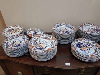 Lot 522 - IRONSTONE PATTERNED DINNER SERVICE