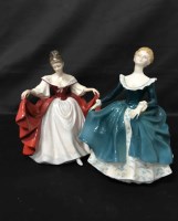 Lot 525 - TWO ROYAL DOULTON LADIES: SARA HN2265 AND...